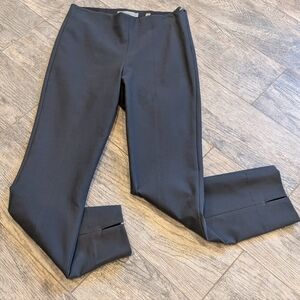 Vince Charcoal  Cotton-Blend Slim Cigarette Pant